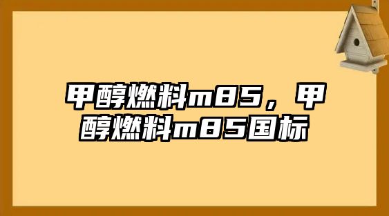 甲醇燃料m85，甲醇燃料m85國標