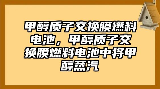 甲醇質(zhì)子交換膜燃料電池，甲醇質(zhì)子交換膜燃料電池中將甲醇蒸汽