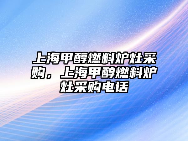 上海甲醇燃料爐灶采購(gòu)，上海甲醇燃料爐灶采購(gòu)電話