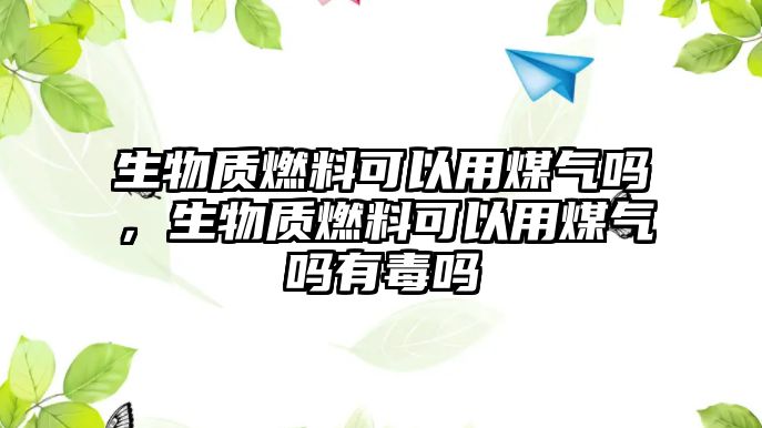 生物質(zhì)燃料可以用煤氣嗎，生物質(zhì)燃料可以用煤氣嗎有毒嗎