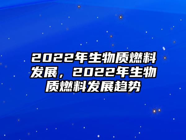 2022年生物質(zhì)燃料發(fā)展，2022年生物質(zhì)燃料發(fā)展趨勢(shì)