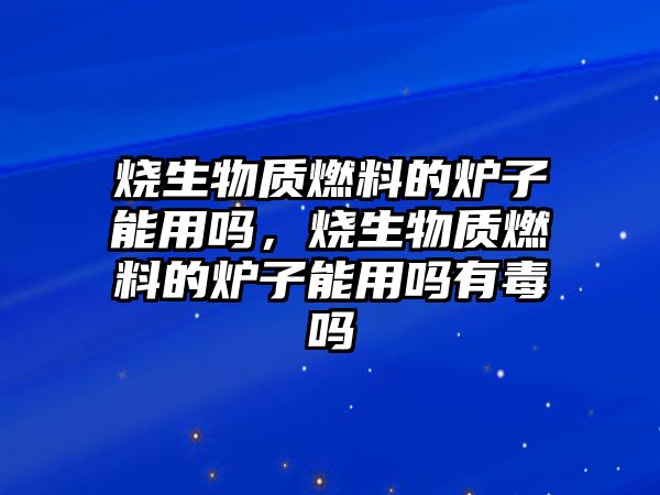 燒生物質(zhì)燃料的爐子能用嗎，燒生物質(zhì)燃料的爐子能用嗎有毒嗎