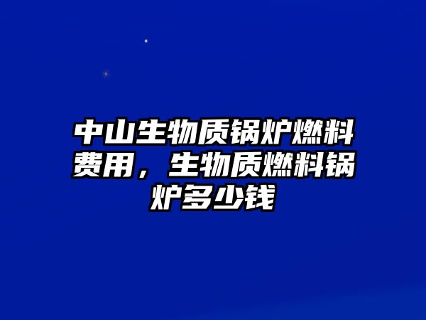 中山生物質(zhì)鍋爐燃料費用，生物質(zhì)燃料鍋爐多少錢