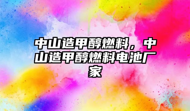 中山造甲醇燃料，中山造甲醇燃料電池廠家