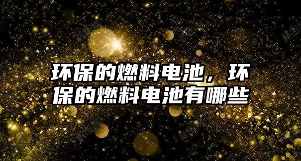 環(huán)保的燃料電池，環(huán)保的燃料電池有哪些