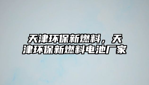 天津環(huán)保新燃料，天津環(huán)保新燃料電池廠家