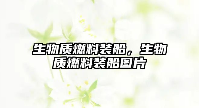 生物質(zhì)燃料裝船，生物質(zhì)燃料裝船圖片