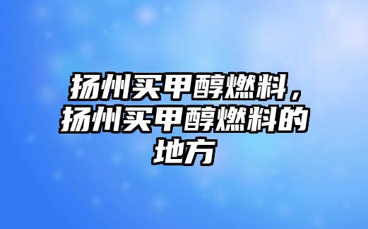 揚(yáng)州買甲醇燃料，揚(yáng)州買甲醇燃料的地方