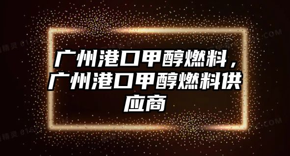 廣州港口甲醇燃料，廣州港口甲醇燃料供應(yīng)商