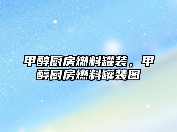 甲醇廚房燃料罐裝，甲醇廚房燃料罐裝圖