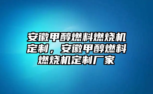 安徽甲醇燃料燃燒機定制，安徽甲醇燃料燃燒機定制廠家