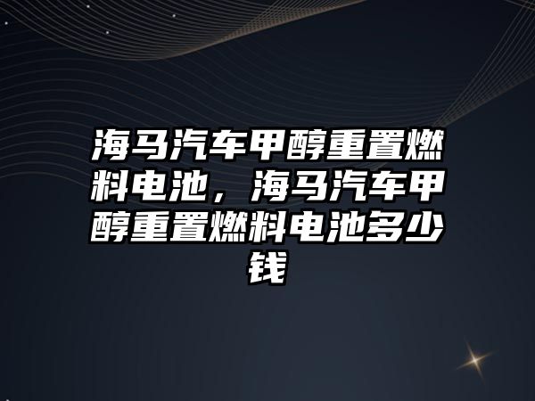 海馬汽車甲醇重置燃料電池，海馬汽車甲醇重置燃料電池多少錢