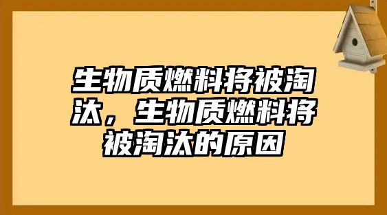 生物質(zhì)燃料將被淘汰，生物質(zhì)燃料將被淘汰的原因