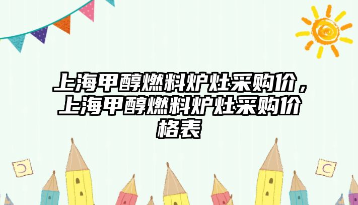 上海甲醇燃料爐灶采購價，上海甲醇燃料爐灶采購價格表