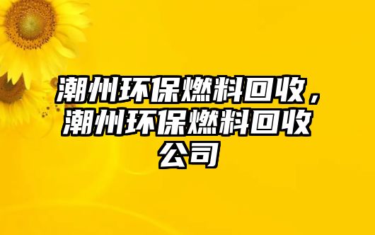 潮州環(huán)保燃料回收，潮州環(huán)保燃料回收公司