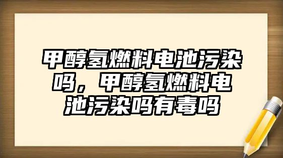 甲醇?xì)淙剂想姵匚廴締?，甲醇?xì)淙剂想姵匚廴締嵊卸締? class=