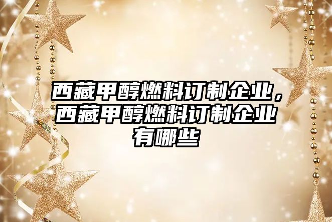 西藏甲醇燃料訂制企業(yè)，西藏甲醇燃料訂制企業(yè)有哪些