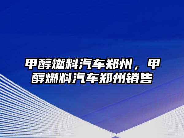 甲醇燃料汽車鄭州，甲醇燃料汽車鄭州銷售