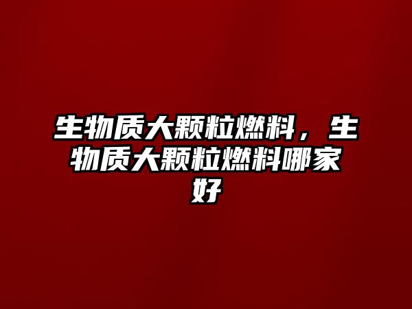 生物質大顆粒燃料，生物質大顆粒燃料哪家好