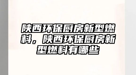 陜西環(huán)保廚房新型燃料，陜西環(huán)保廚房新型燃料有哪些