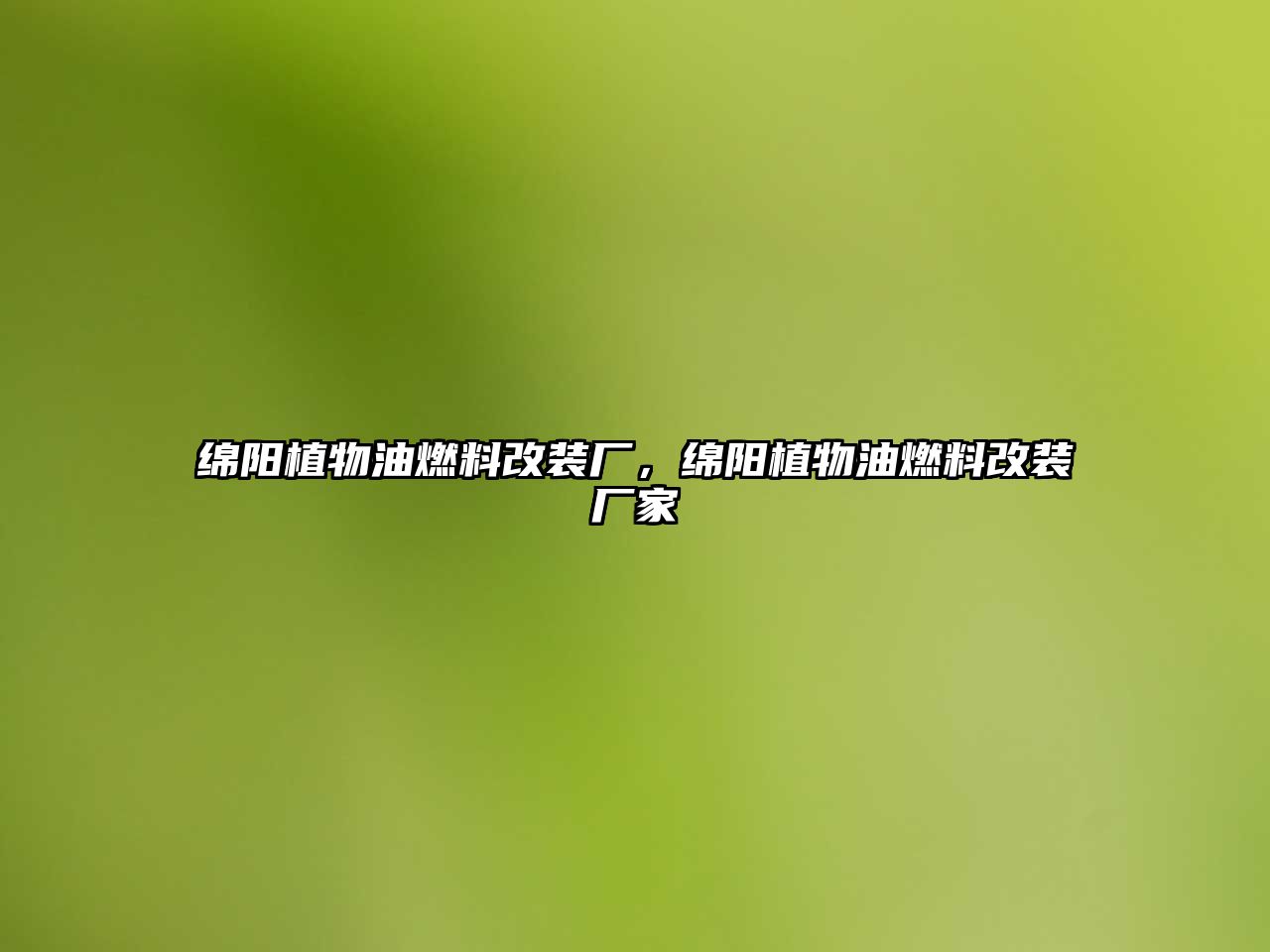 綿陽(yáng)植物油燃料改裝廠，綿陽(yáng)植物油燃料改裝廠家