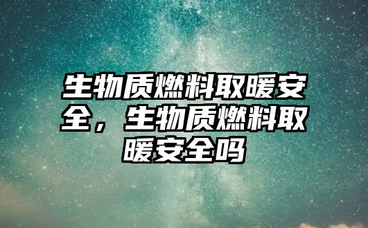 生物質燃料取暖安全，生物質燃料取暖安全嗎