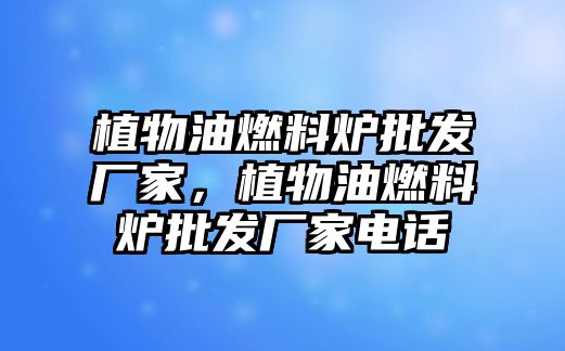 植物油燃料爐批發(fā)廠家，植物油燃料爐批發(fā)廠家電話
