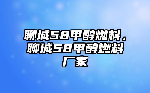 聊城58甲醇燃料，聊城58甲醇燃料廠家