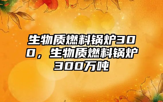 生物質(zhì)燃料鍋爐300，生物質(zhì)燃料鍋爐300萬噸