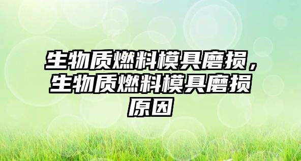 生物質(zhì)燃料模具磨損，生物質(zhì)燃料模具磨損原因