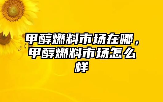 甲醇燃料市場在哪，甲醇燃料市場怎么樣