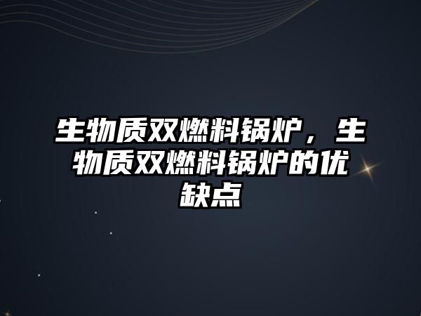 生物質(zhì)雙燃料鍋爐，生物質(zhì)雙燃料鍋爐的優(yōu)缺點(diǎn)