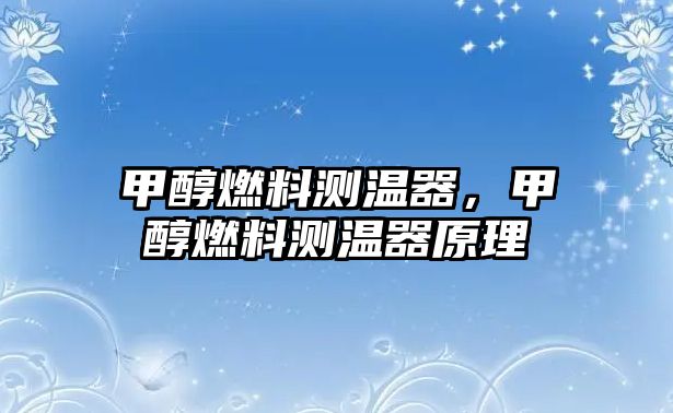 甲醇燃料測(cè)溫器，甲醇燃料測(cè)溫器原理