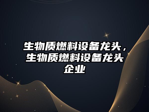 生物質燃料設備龍頭，生物質燃料設備龍頭企業(yè)