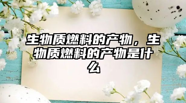 生物質(zhì)燃料的產(chǎn)物，生物質(zhì)燃料的產(chǎn)物是什么