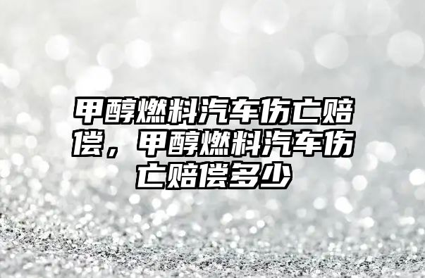 甲醇燃料汽車傷亡賠償，甲醇燃料汽車傷亡賠償多少