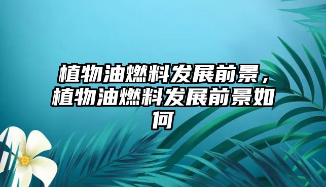 植物油燃料發(fā)展前景，植物油燃料發(fā)展前景如何