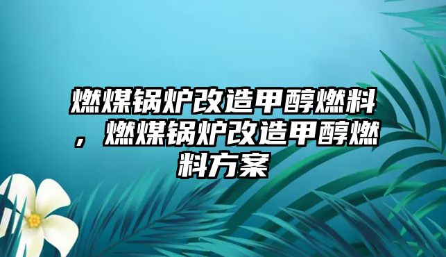 燃煤鍋爐改造甲醇燃料，燃煤鍋爐改造甲醇燃料方案