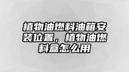 植物油燃料油箱安裝位置，植物油燃料盒怎么用