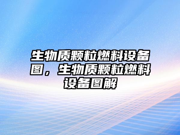 生物質顆粒燃料設備圖，生物質顆粒燃料設備圖解