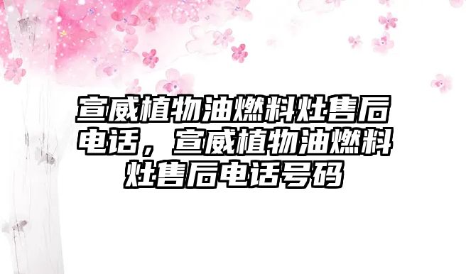 宣威植物油燃料灶售后電話，宣威植物油燃料灶售后電話號碼