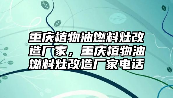 重慶植物油燃料灶改造廠家，重慶植物油燃料灶改造廠家電話