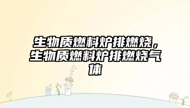 生物質(zhì)燃料爐排燃燒，生物質(zhì)燃料爐排燃燒氣體