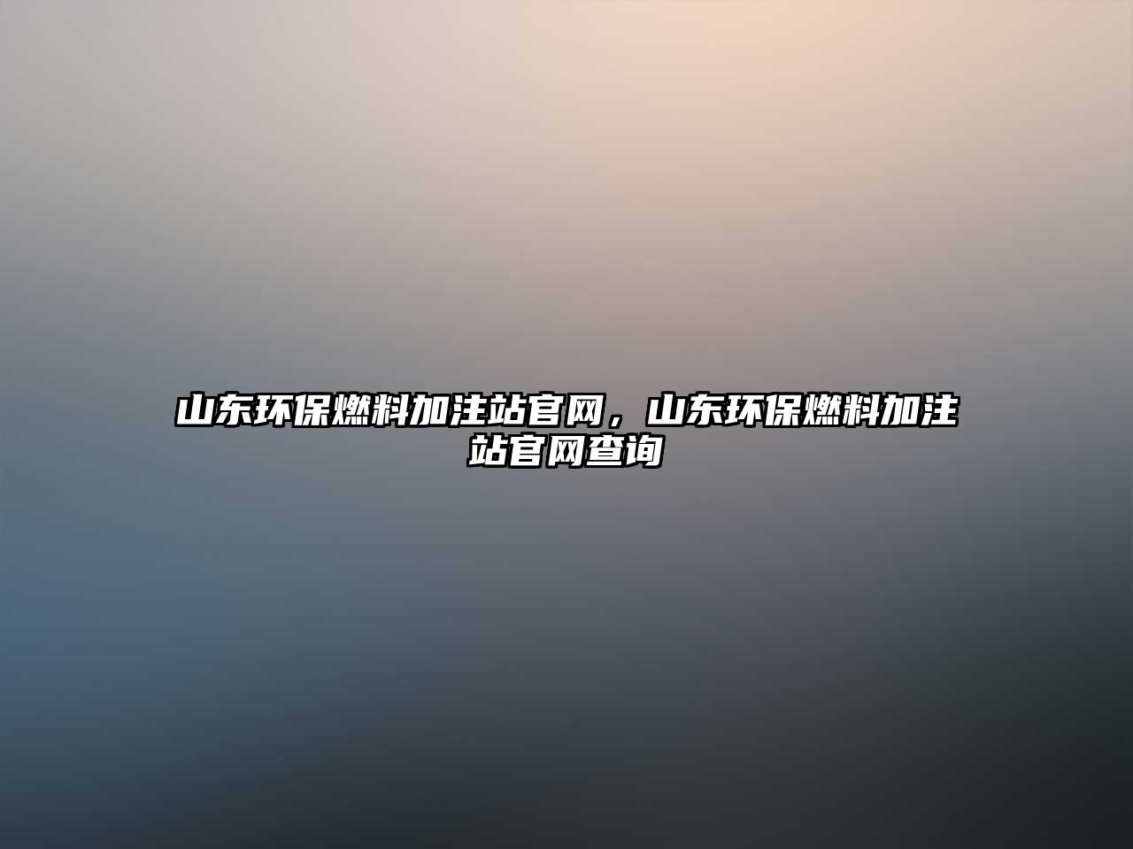 山東環(huán)保燃料加注站官網(wǎng)，山東環(huán)保燃料加注站官網(wǎng)查詢