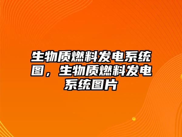 生物質(zhì)燃料發(fā)電系統(tǒng)圖，生物質(zhì)燃料發(fā)電系統(tǒng)圖片