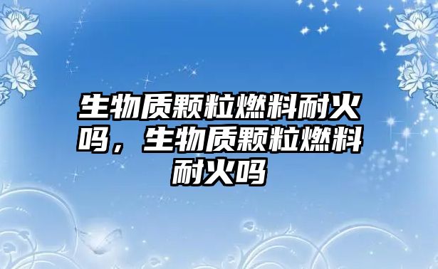 生物質顆粒燃料耐火嗎，生物質顆粒燃料耐火嗎