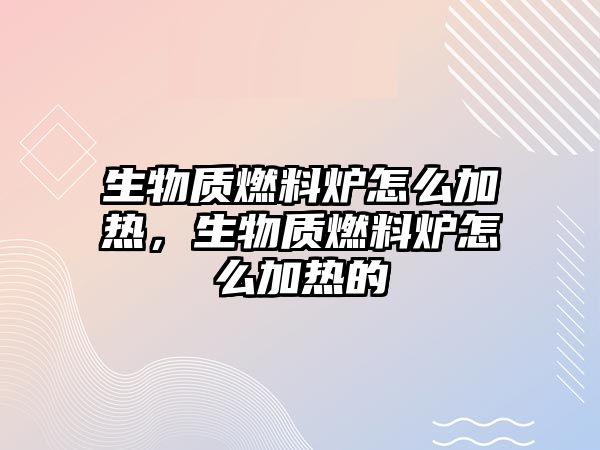 生物質(zhì)燃料爐怎么加熱，生物質(zhì)燃料爐怎么加熱的