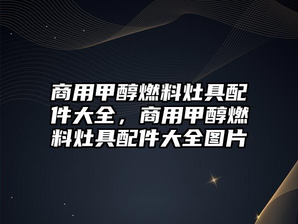 商用甲醇燃料灶具配件大全，商用甲醇燃料灶具配件大全圖片