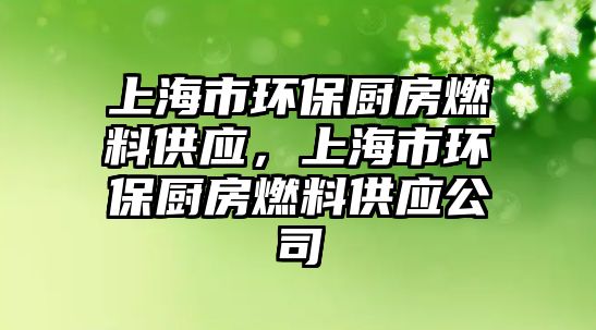 上海市環(huán)保廚房燃料供應，上海市環(huán)保廚房燃料供應公司