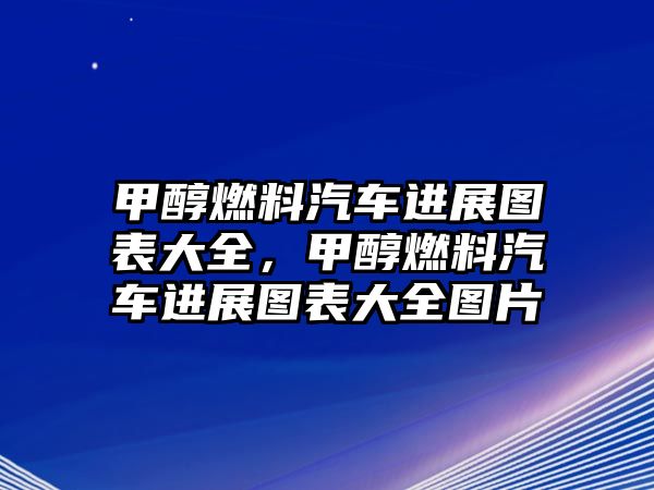 甲醇燃料汽車進(jìn)展圖表大全，甲醇燃料汽車進(jìn)展圖表大全圖片